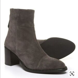 Barbara Barbieri Suede Boots Studded Suede Grey 37